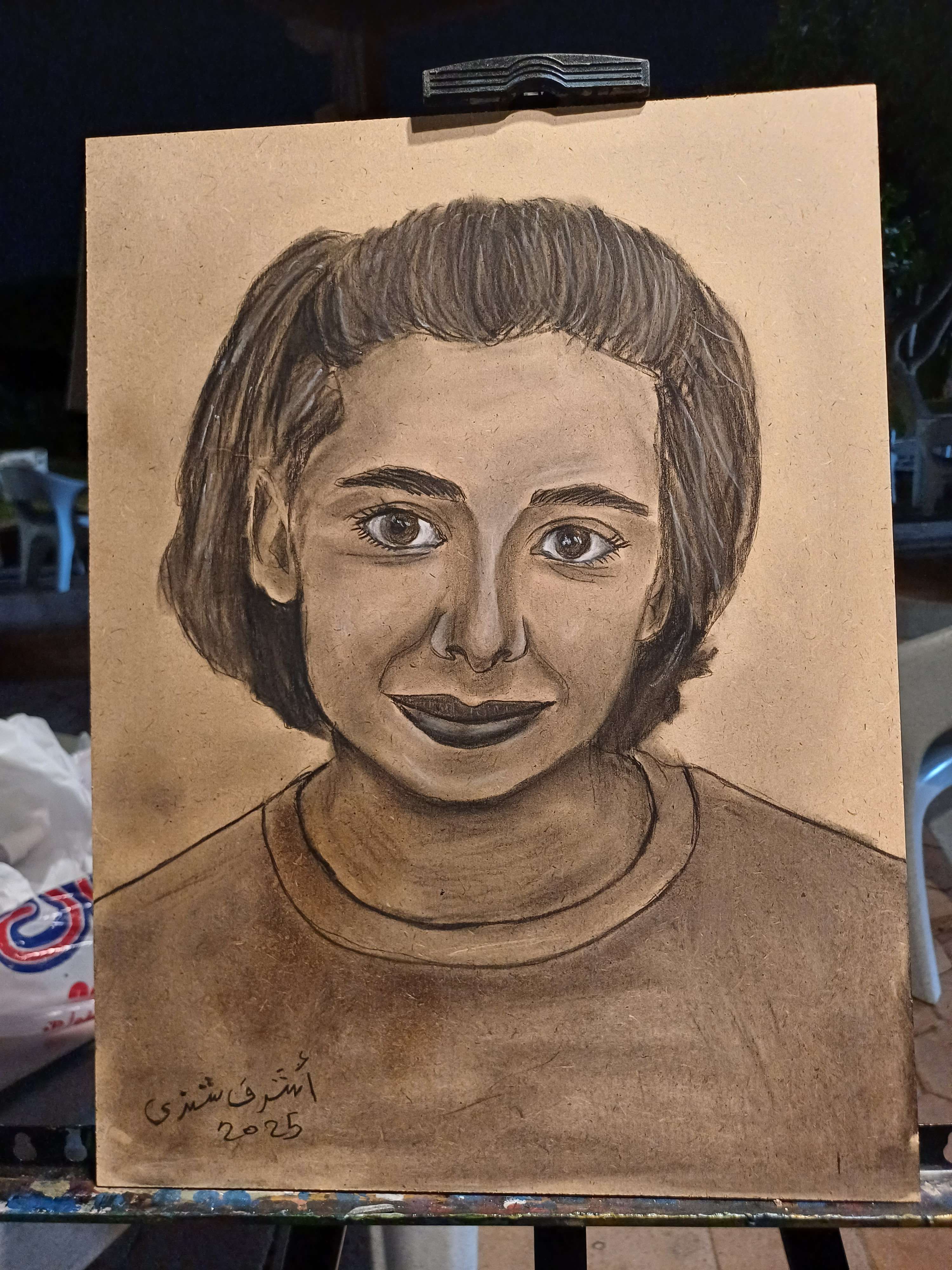 رسم صوره بالفحم 40x60 سم