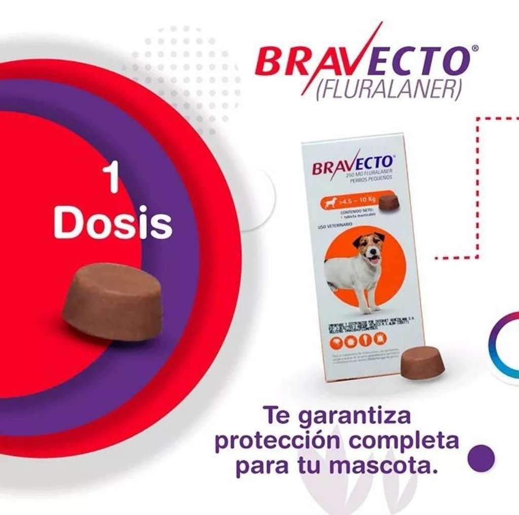 Bravecto 250 mg 4.5-10 kg 1 Tablet