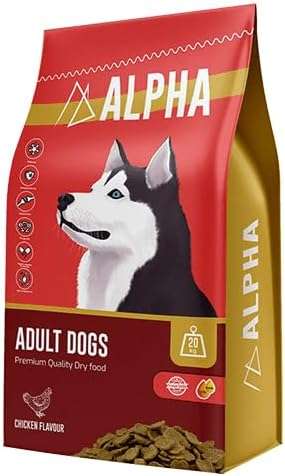 "Alpha Dry Food For Adult Dog Complete Balanced Diet (4Kg) "