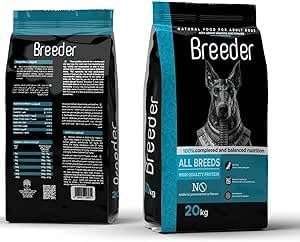 "Breeder Natural dry Food For Adult Dog 20Kg "