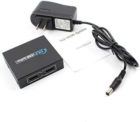 موزع HDMI يدعم 2 مخرج 1080 بيكسل يدعم التلفزيونات و الشاشات