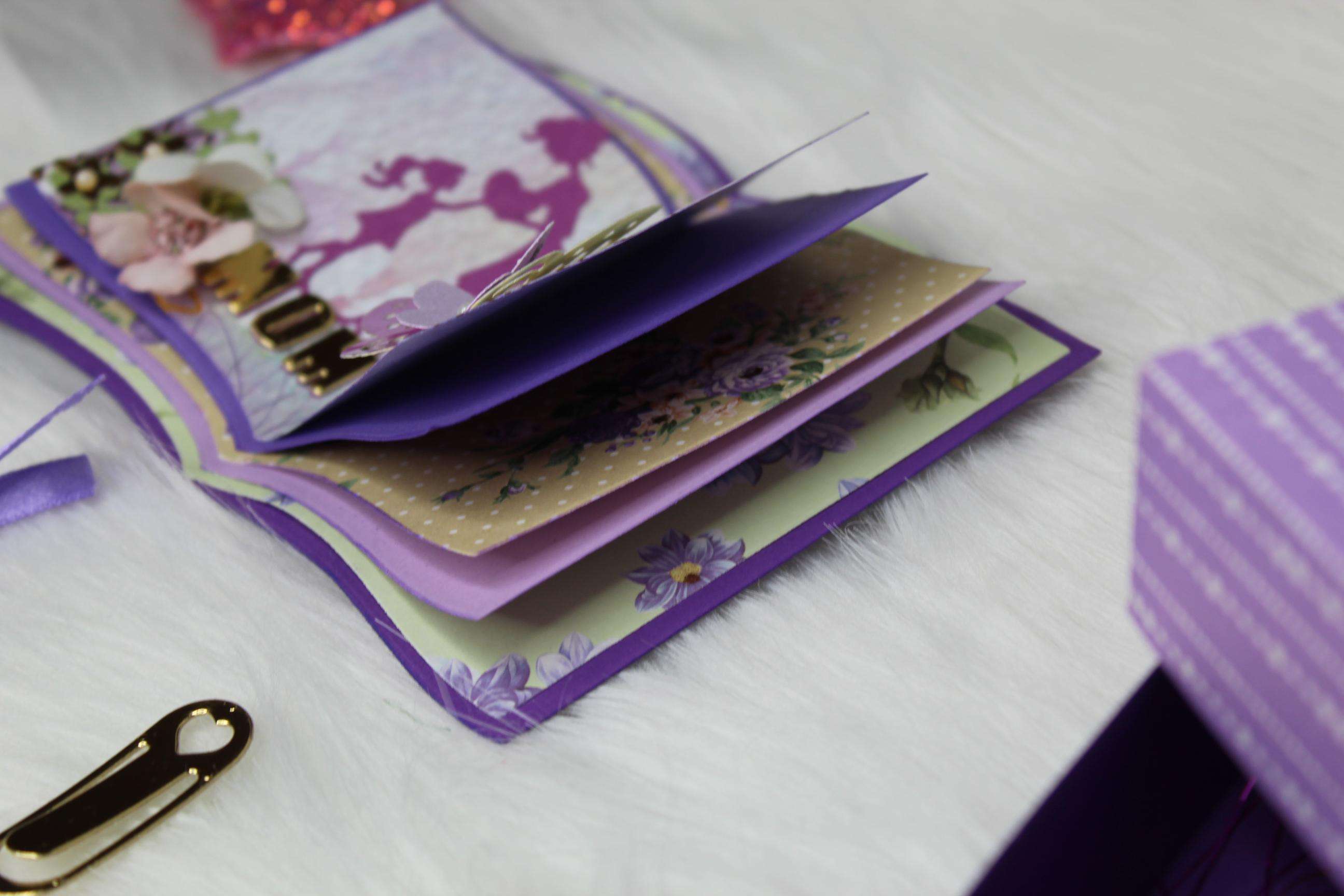 Handmade MOM Open Book  6 Layers