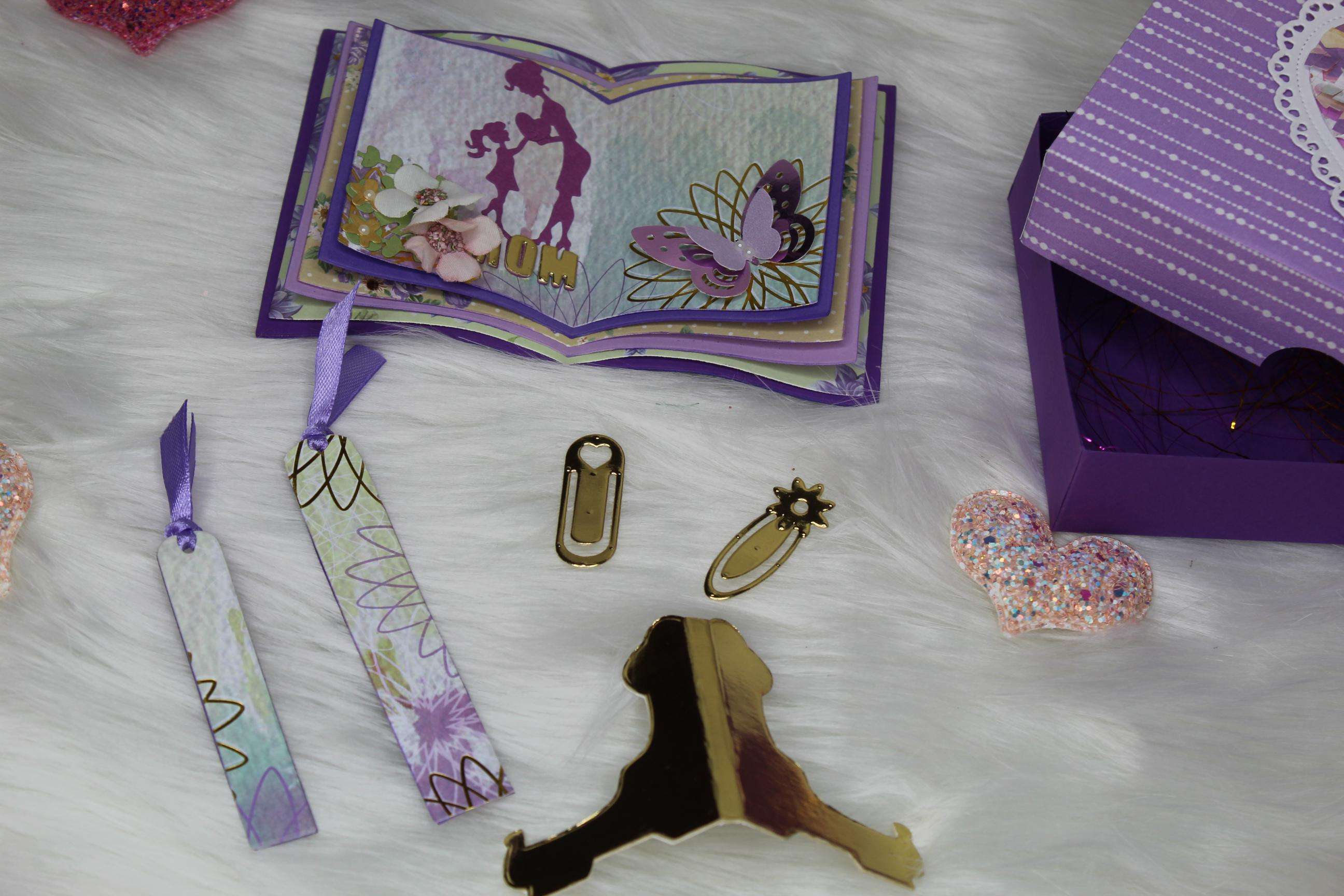 Handmade MOM Open Book  6 Layers