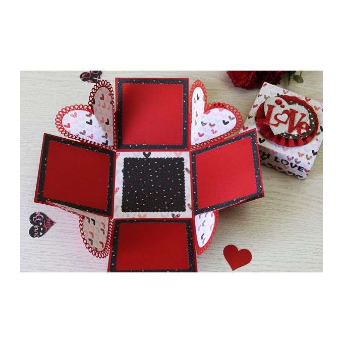 Handmade Heart Explosion Box