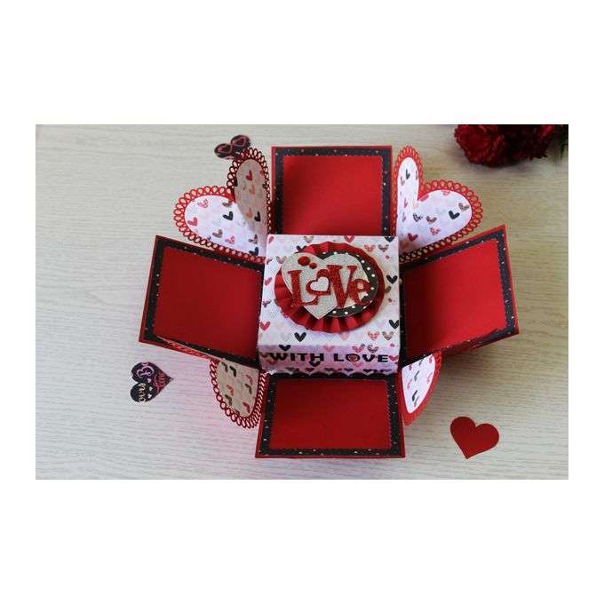 Handmade Heart Explosion Box