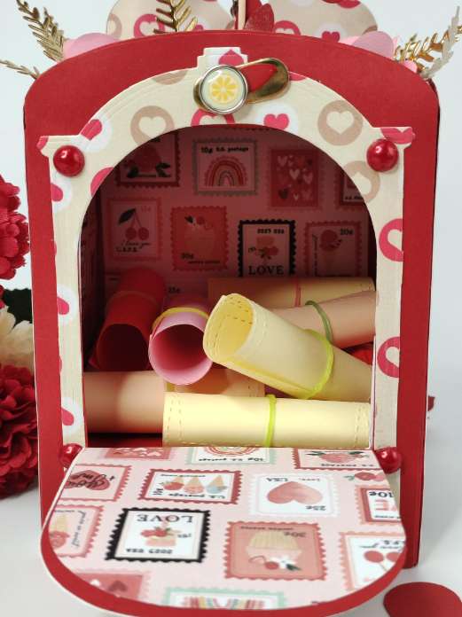 Handmade 3D Happy Valentine's Day Mailbox