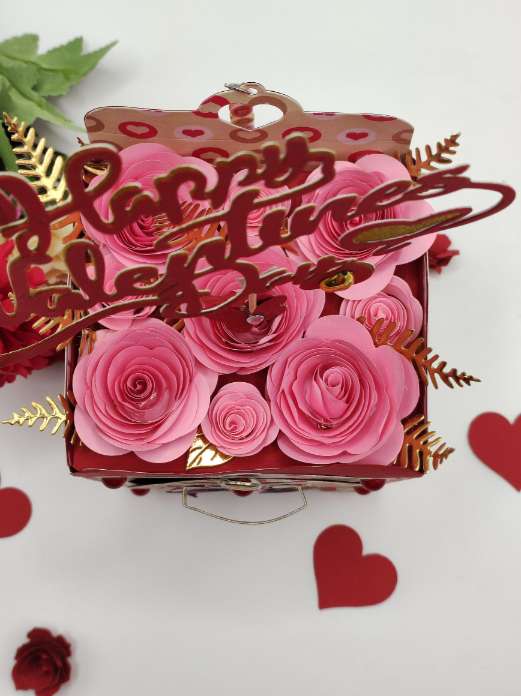 Handmade 3D Happy Valentine's Day Mailbox