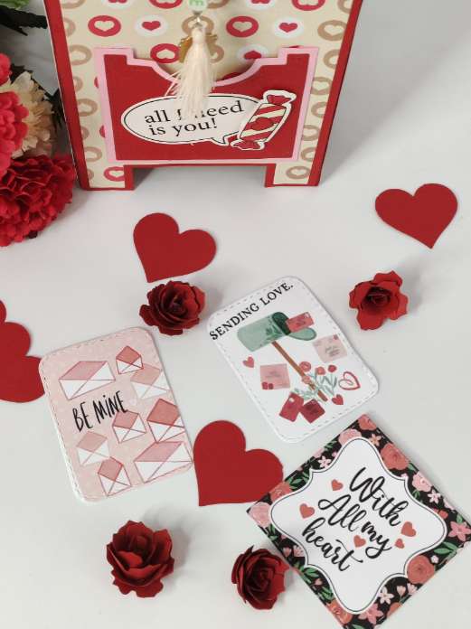 Handmade 3D Happy Valentine's Day Mailbox