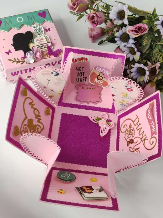 Handmade MOM Explosion Box