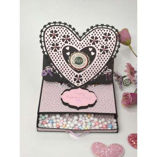 3D Valentines Card With Drawer