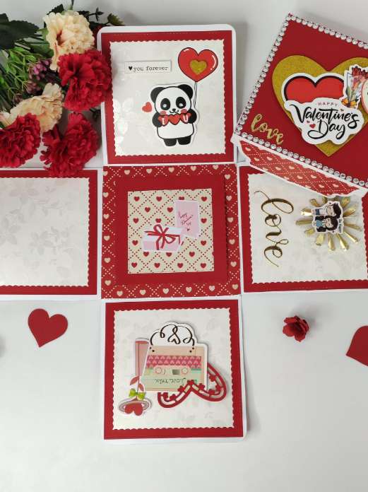 Handmade Valentine's Explosion Box