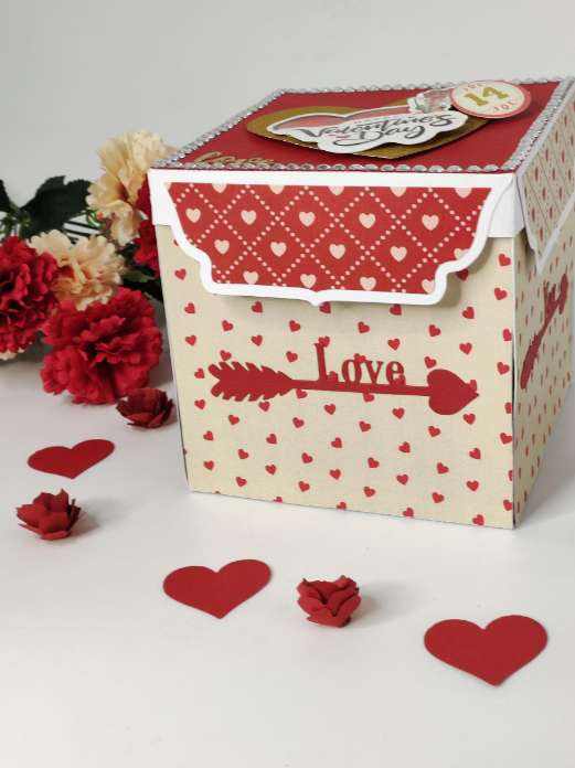 Handmade Valentine's Explosion Box