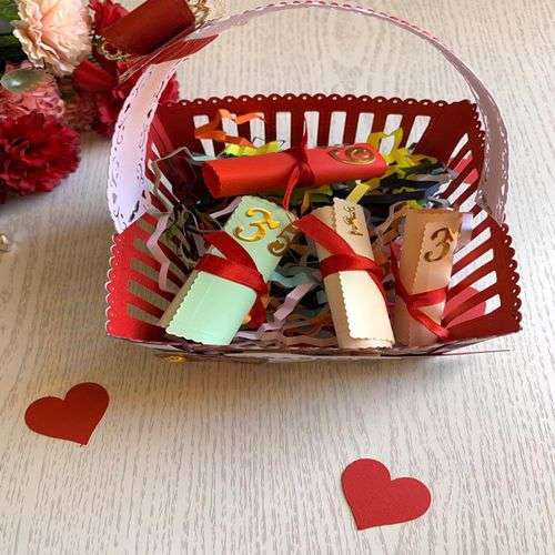 Handmade Gift Basket  30 Reasons Why I Love You