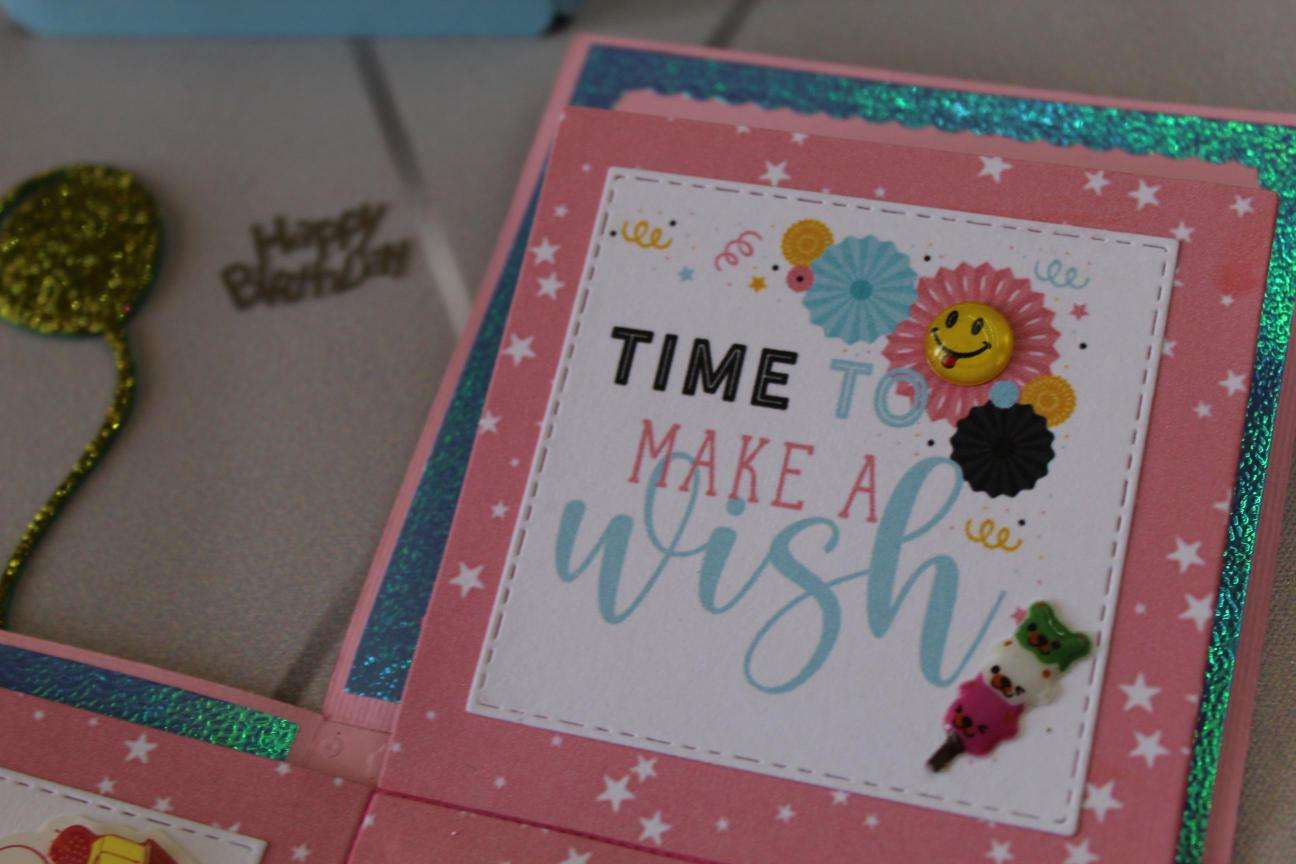 Handmade Birthday Explosion Box  2 Layers