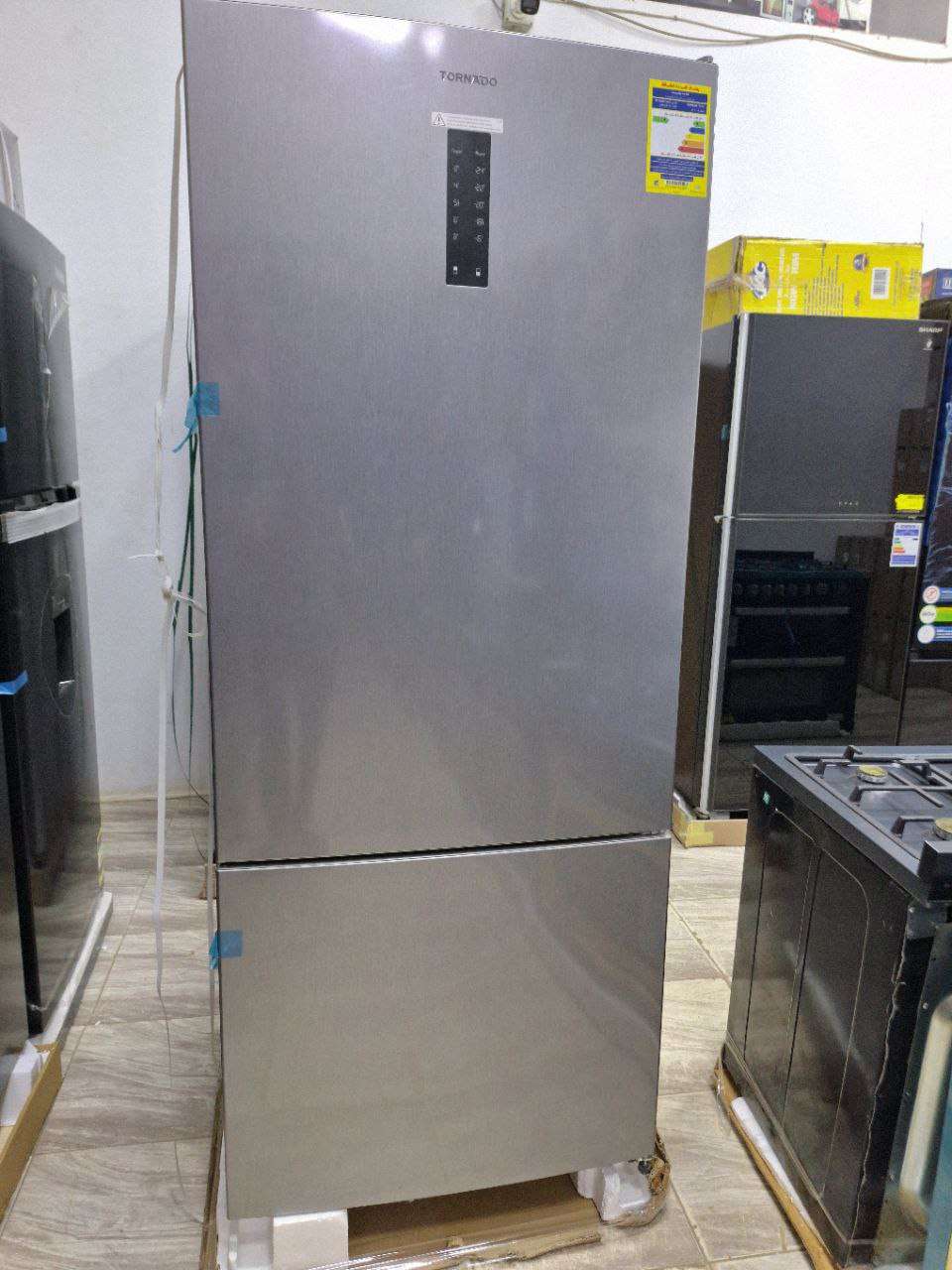 ثلاجة تورنادو 560 لتر كومبو بفريزر   Tornado 560L Combo Refrigerator