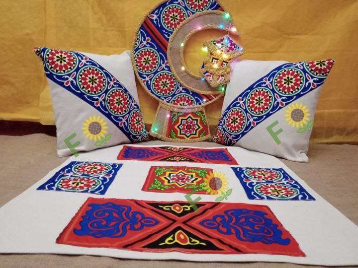 مفارش رمضان خياميه طقم ٣ قطع