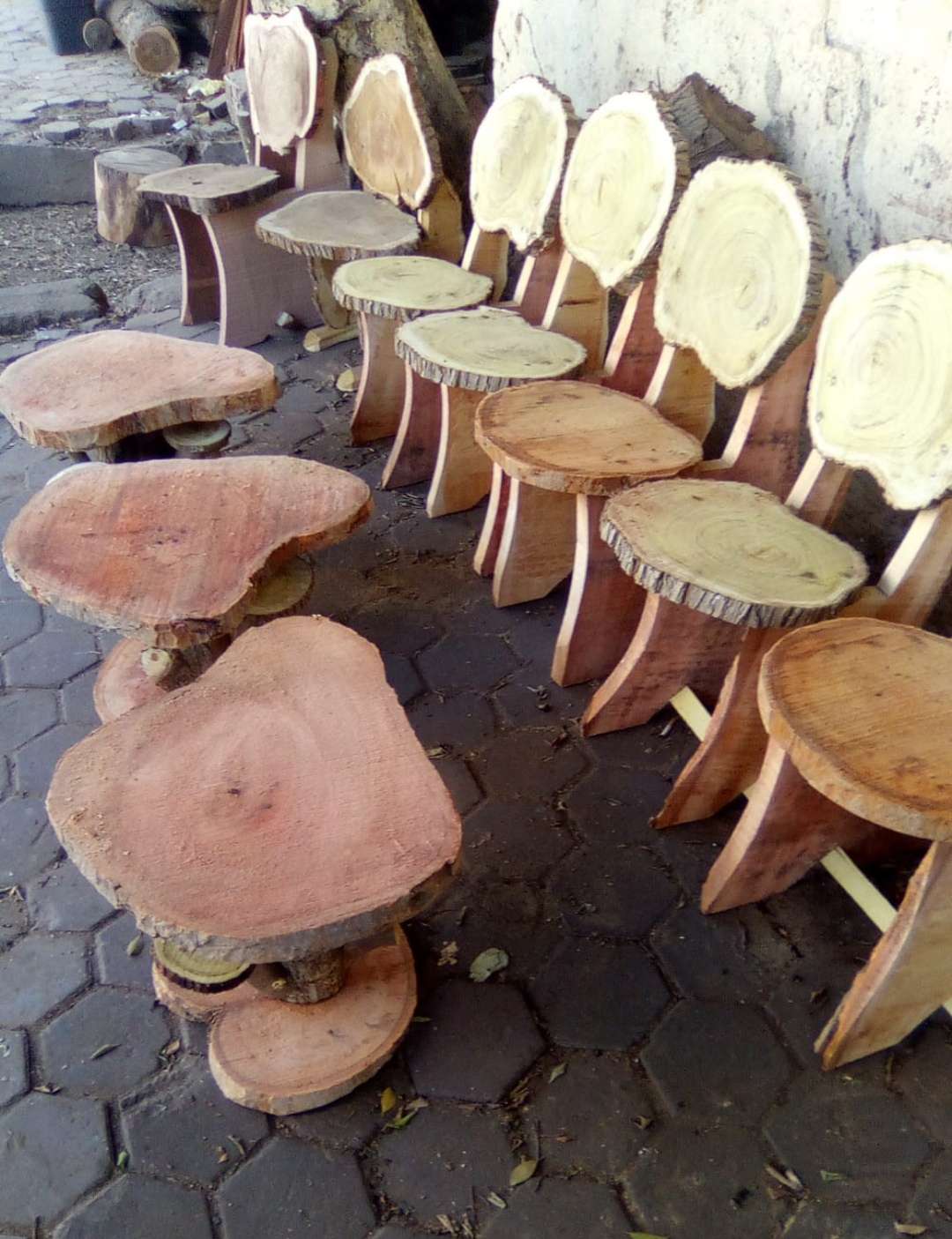 أطقم جلوس خشبية