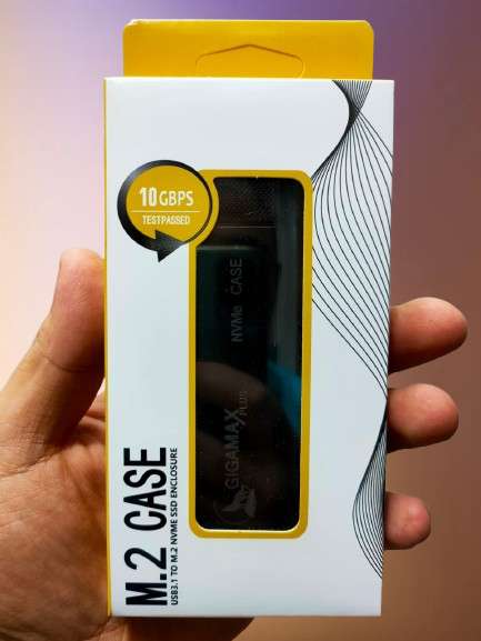 GigamaxPlus Mobile Rack M.2 NVMe Plastic USB 3.1