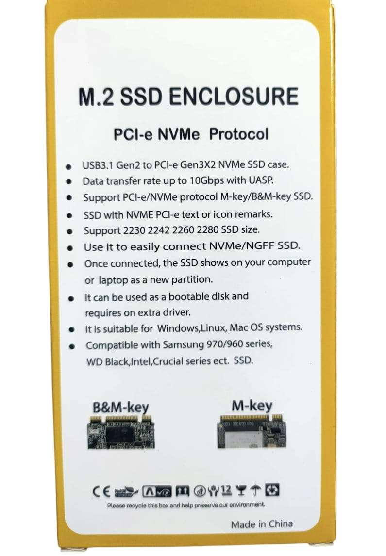 GigamaxPlus Mobile Rack M.2 NVMe Plastic USB 3.1