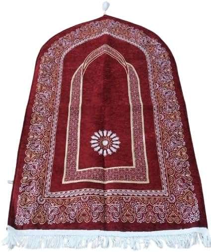 سجادة صلاة إسلامية فاخرة مقاس 65 × 122 سم-B0G1M8MHWZ