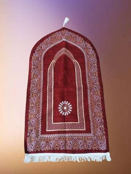 سجادة صلاة إسلامية فاخرة مقاس 65 × 122 سم-B0G1M8MHWZ