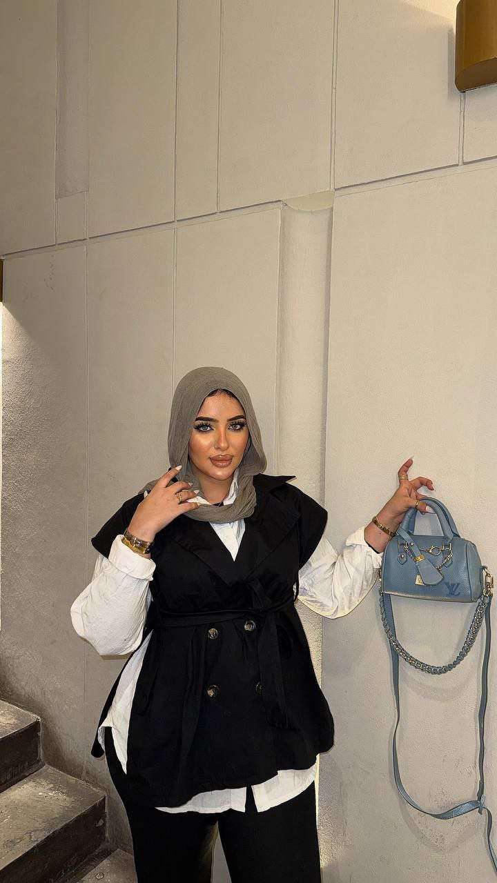 لونج بالطو بحزام