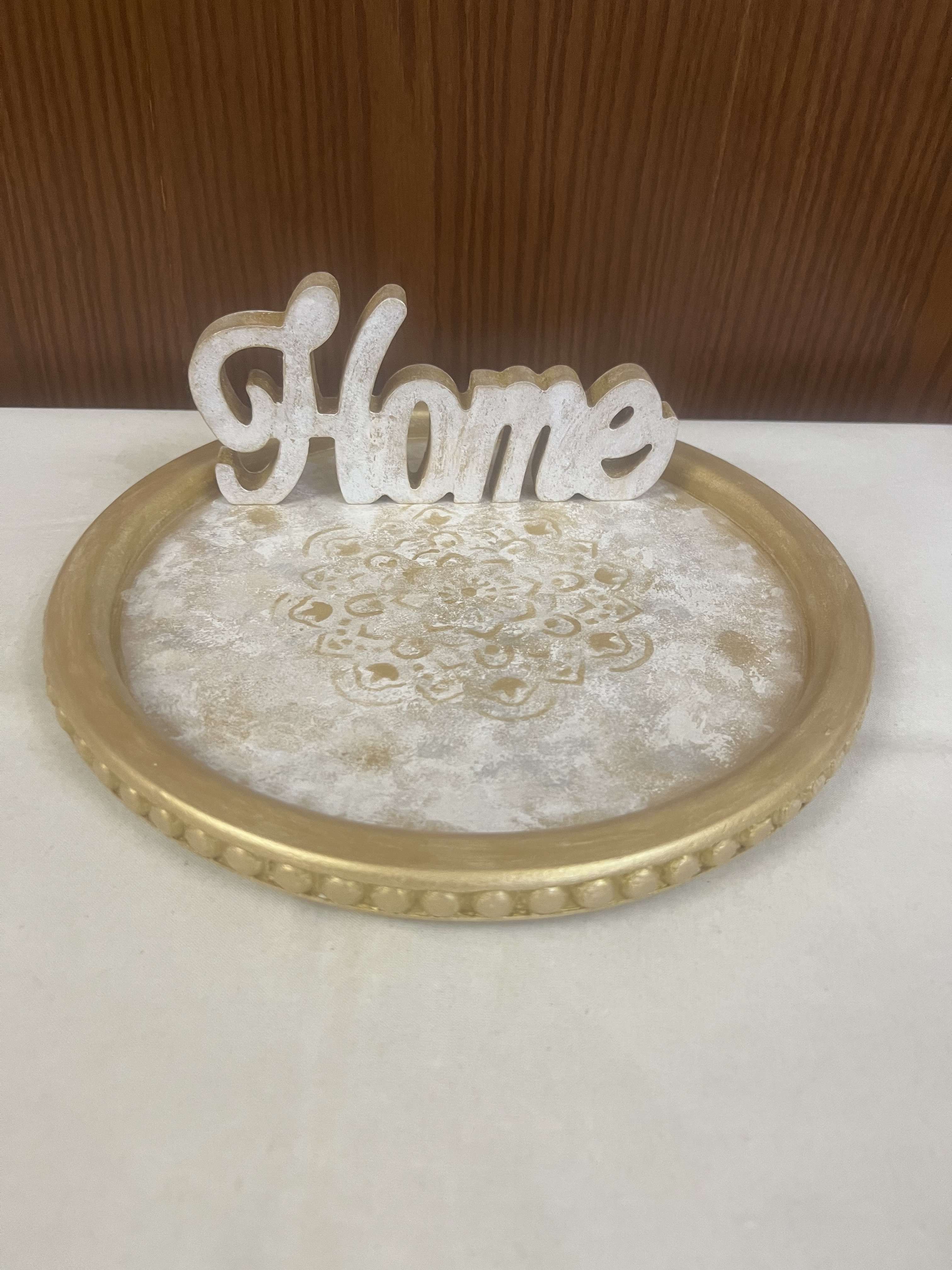 صنية مدورة وكلمهHome