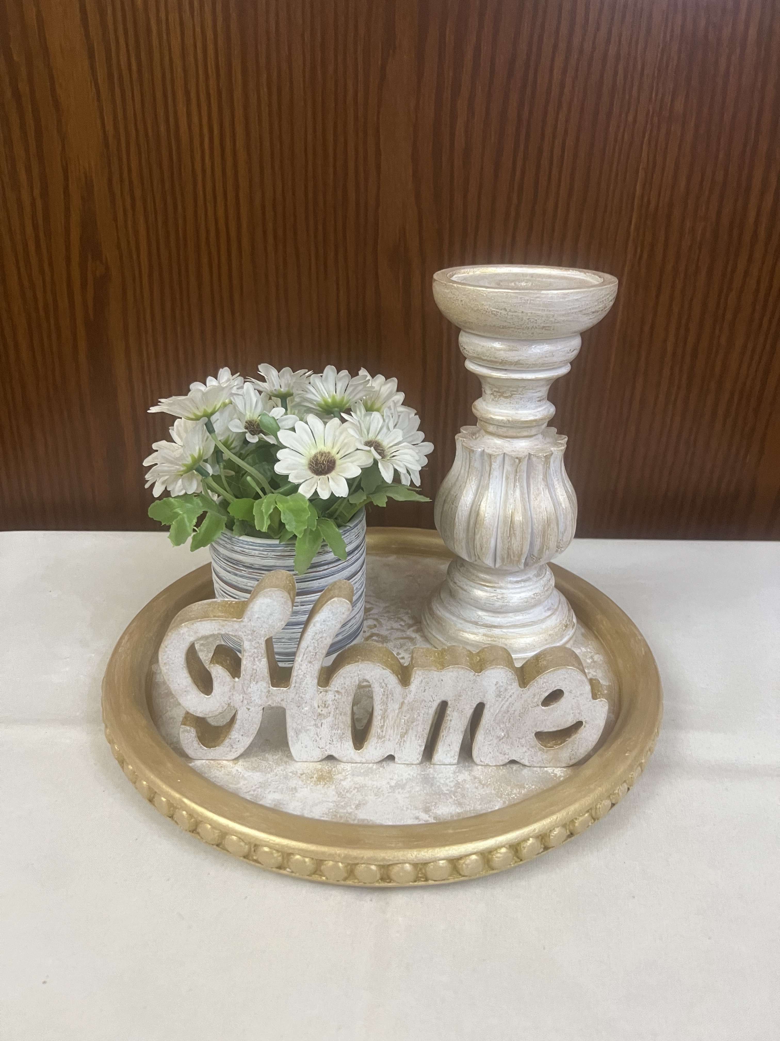 صنية مدورة وكلمهHome