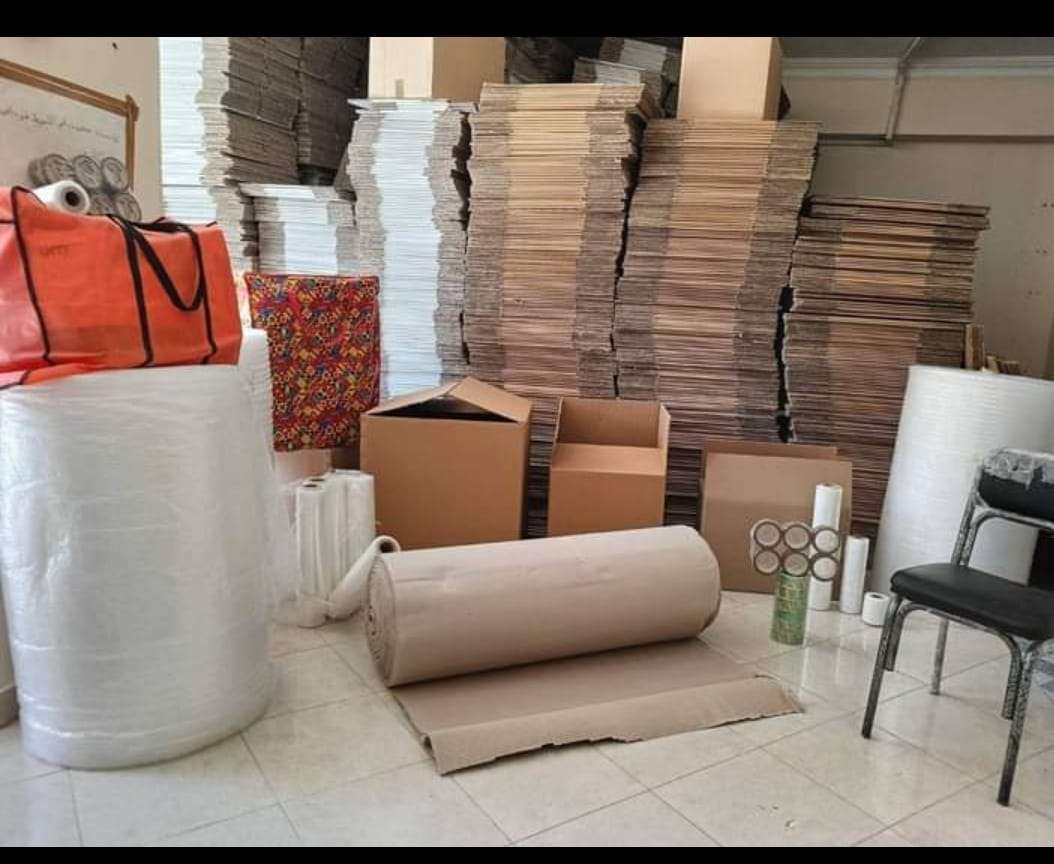 رول بابلز يبدأ من 250جنيه حسب الحجم والخامسة لتغليف الاثاث والموبيليا