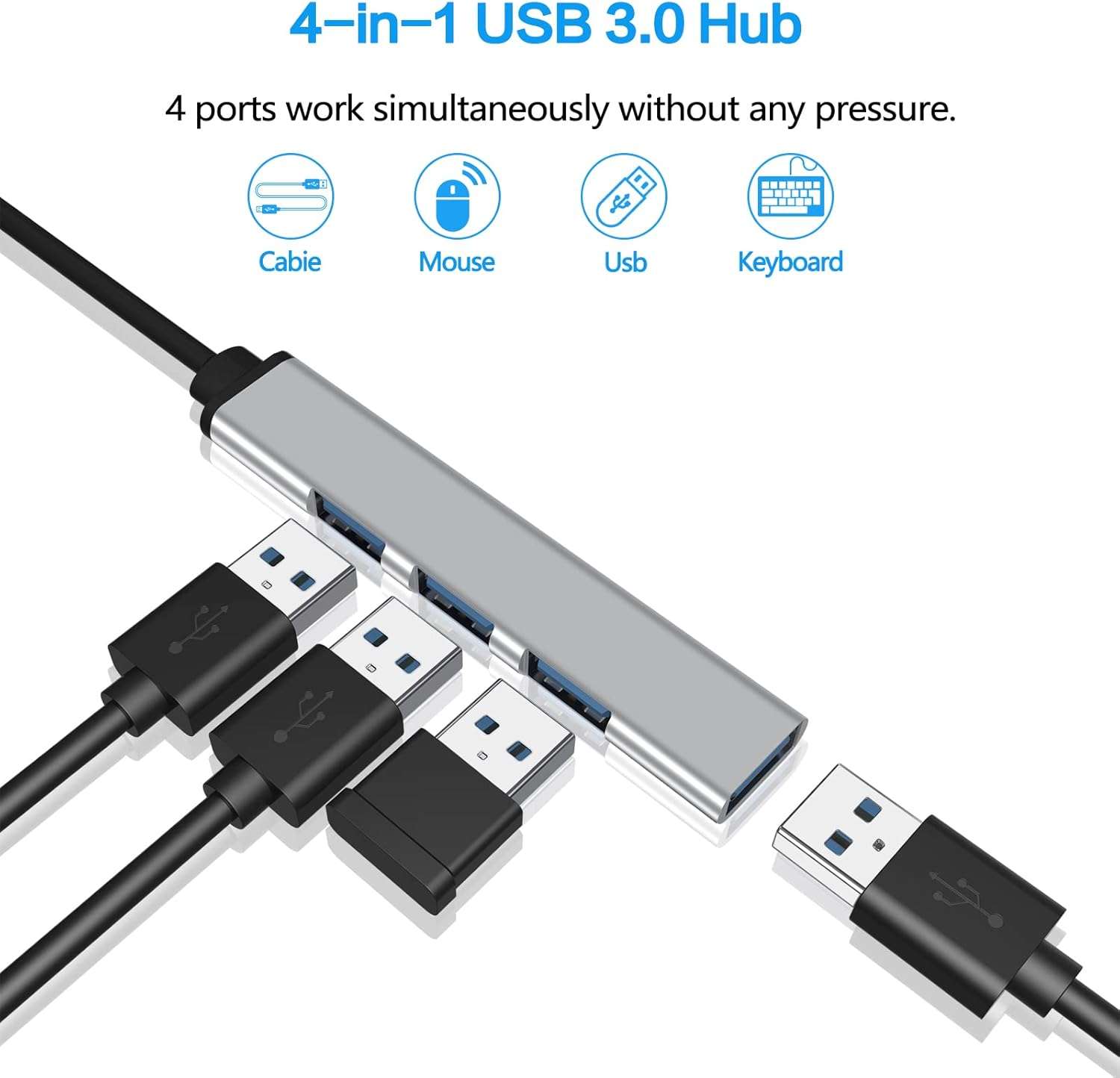 موزع USB C بـ4