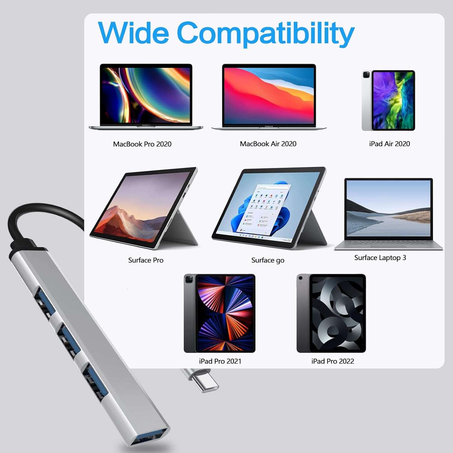 موزع USB C بـ4