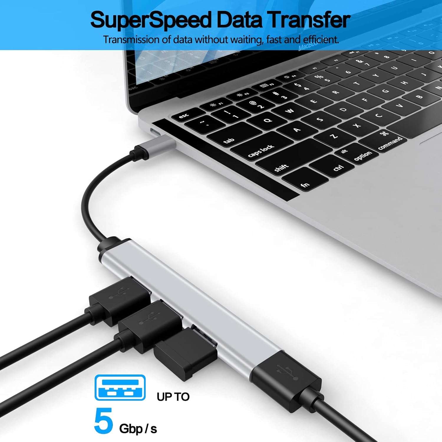 موزع USB C بـ4