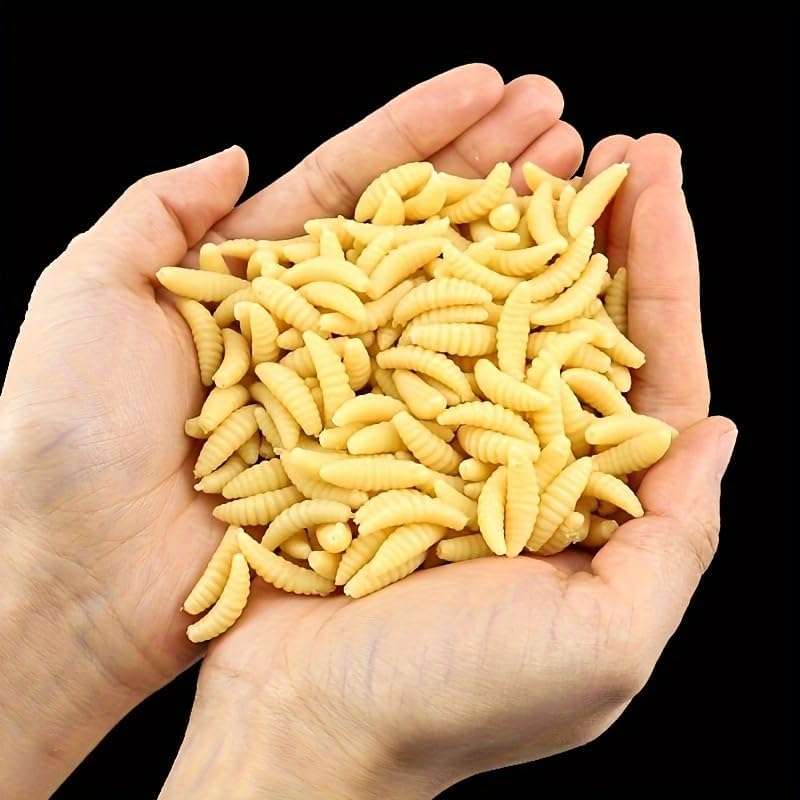 طُعم صيد على شكل يرقات ذبابة صناعية، 2 سم،B0G6VFRG2D