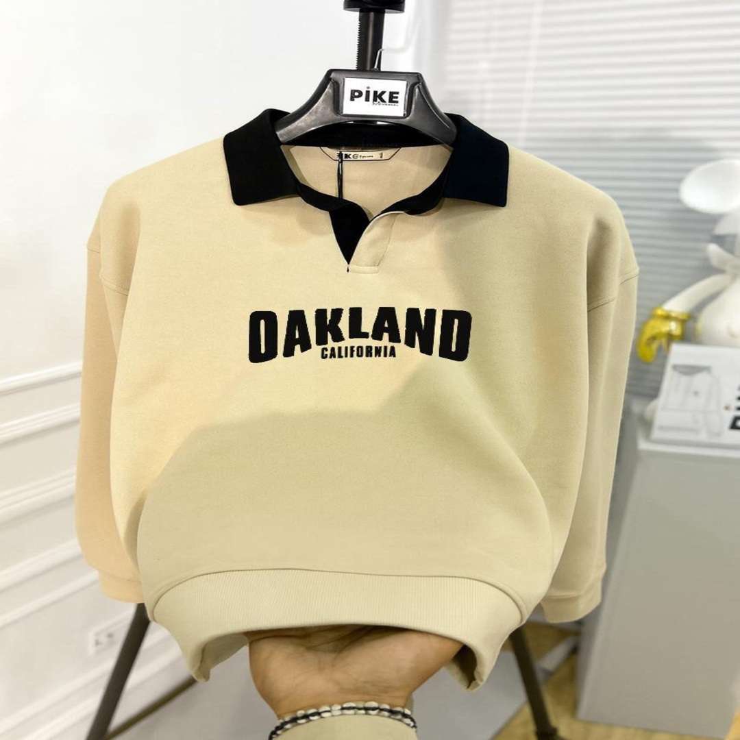 تيشيرت أوكلاند بلوش ناعم ستايل شبابي مريح تيشيرتOakland -Shirt