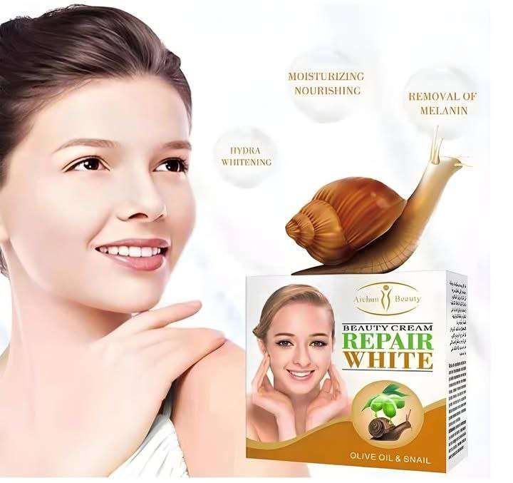 كريم تفتيح Beauty Cream بتقنية الحلزون وزيت الزيتون لبشره مشرقه ونضره