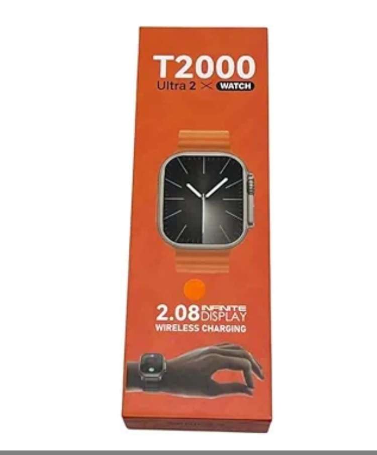 ساعة سمارت الترا  T2000 Ultra 2X الذكية هاى كوبى