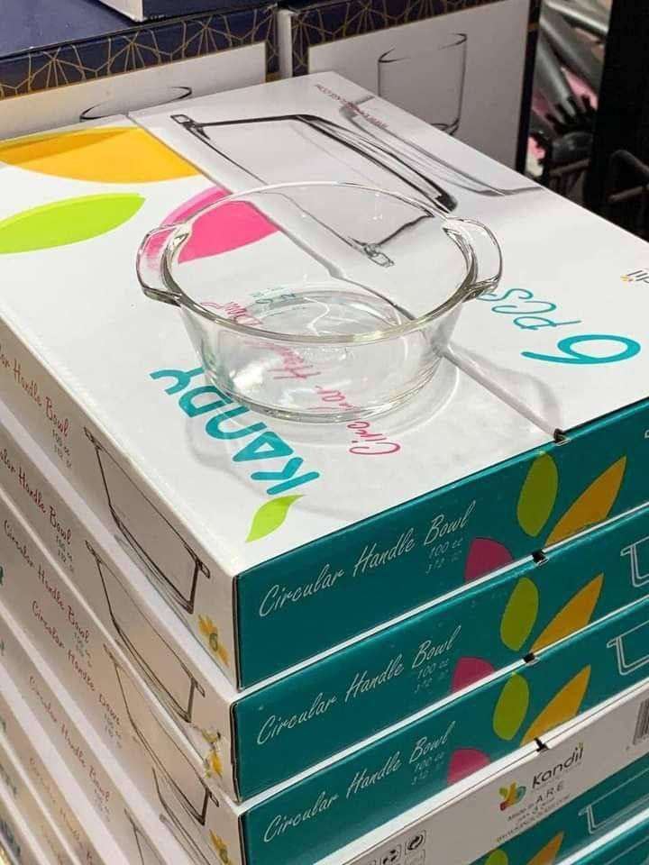 طقم بوله كاندى حرارى 6 قطع مدور