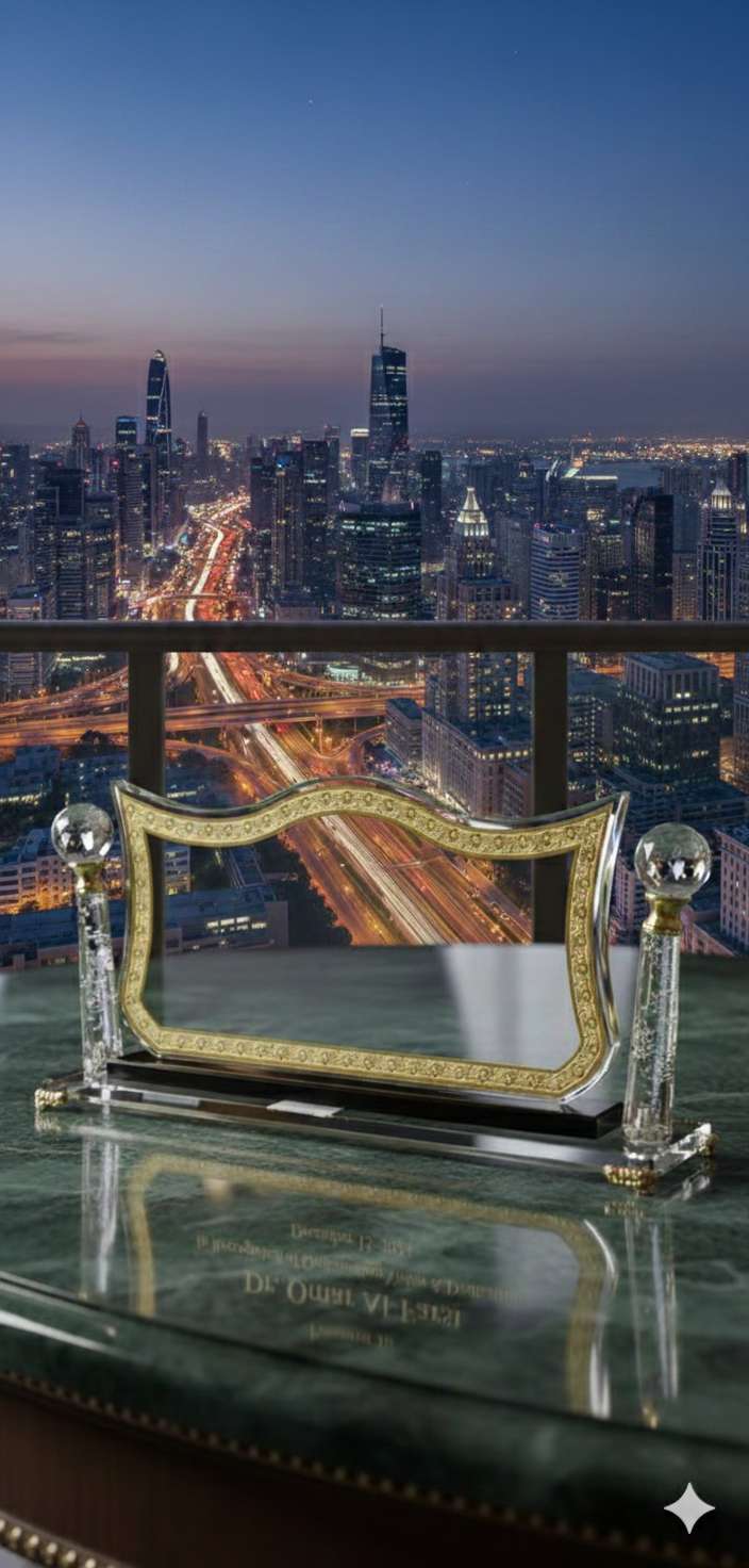 طباعة وحفر الاسم على يفط المكاتب والشركات