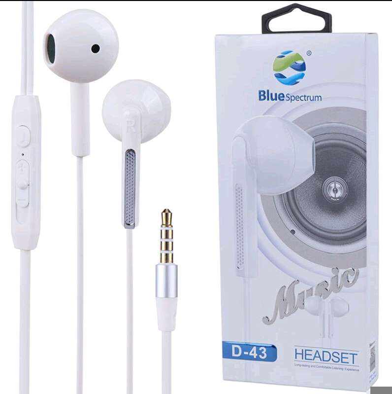 سماعات أذن هاند فرى سلكية من Blue Spectrum طراز D-43