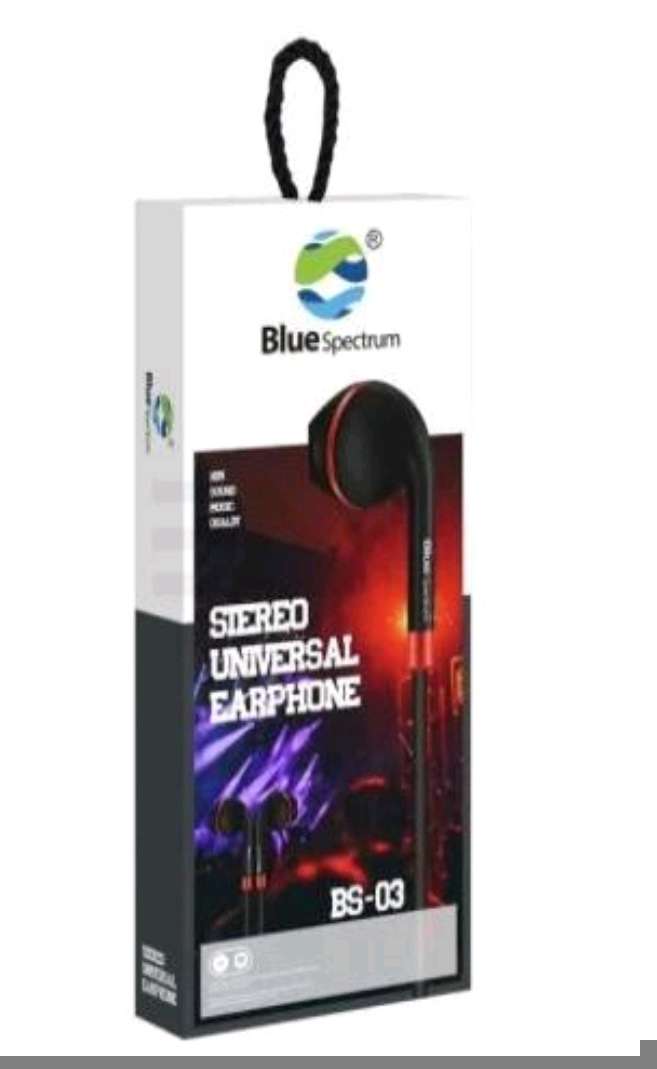 سماعات أذن هاندفرى ستيريو عالمية سلكية طراز Blue Spectrum BS-03
