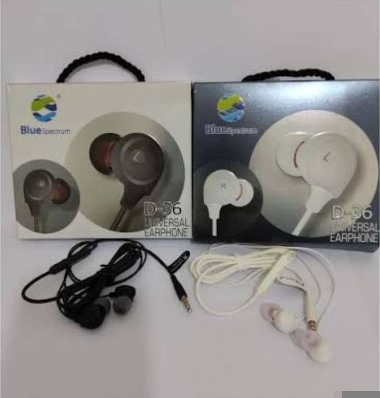 سماعات الأذن هاندفرى السلكية العالمية Blue Spectrum D-36