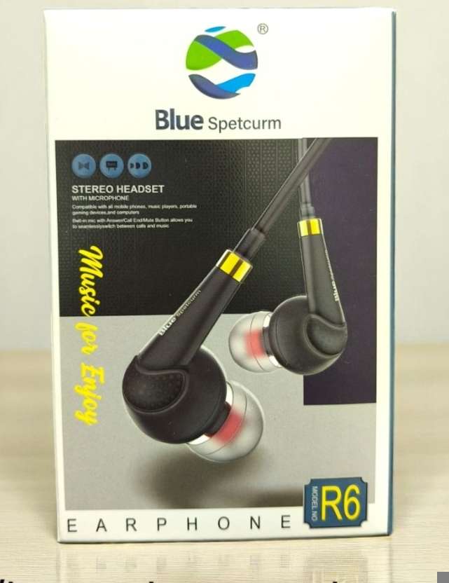 سماعات أذن ستيريو سلكية من طراز Blue Spectrum R6