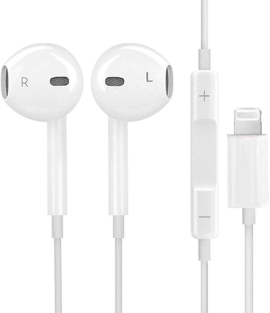 سماعات أذن هاندفرى سلكية بمدخل لايتنينج للأيفون EarPods lightning