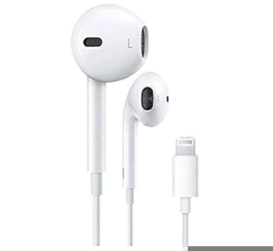 سماعات أذن هاندفرى سلكية بمدخل لايتنينج للأيفون EarPods lightning