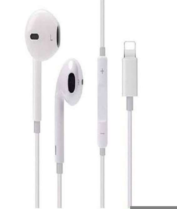 سماعات أذن هاندفرى سلكية بمدخل لايتنينج للأيفون EarPods lightning