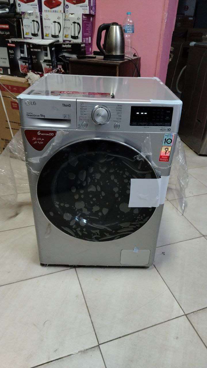 غسالة ال جي ٩ كيلو انفرتر