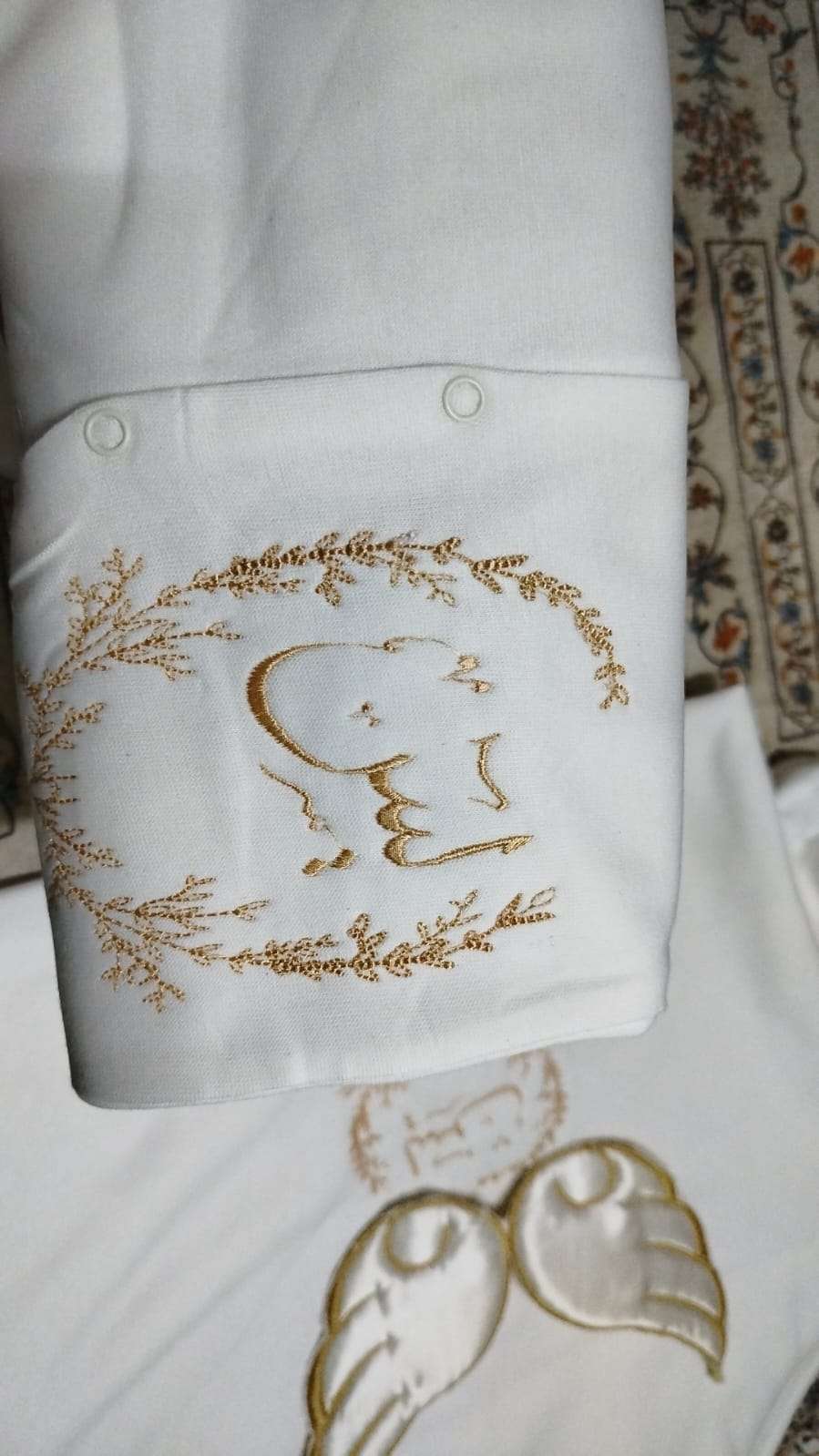 طقم سالوبيت بيبي 6 قطع مطرزه للاولاد والبنات