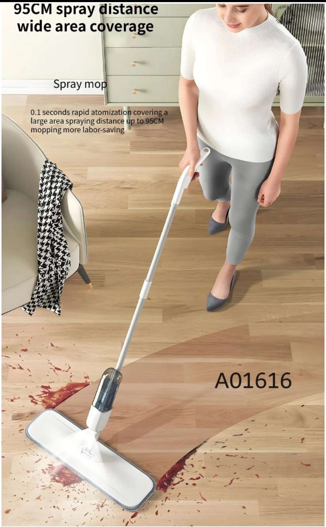 مساحة بالبخاخ water sptay mop