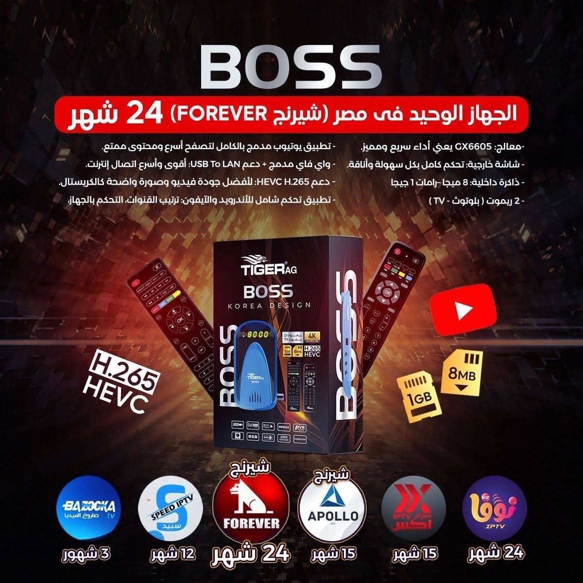رسيفر تايجر كينج و تايجر بوس