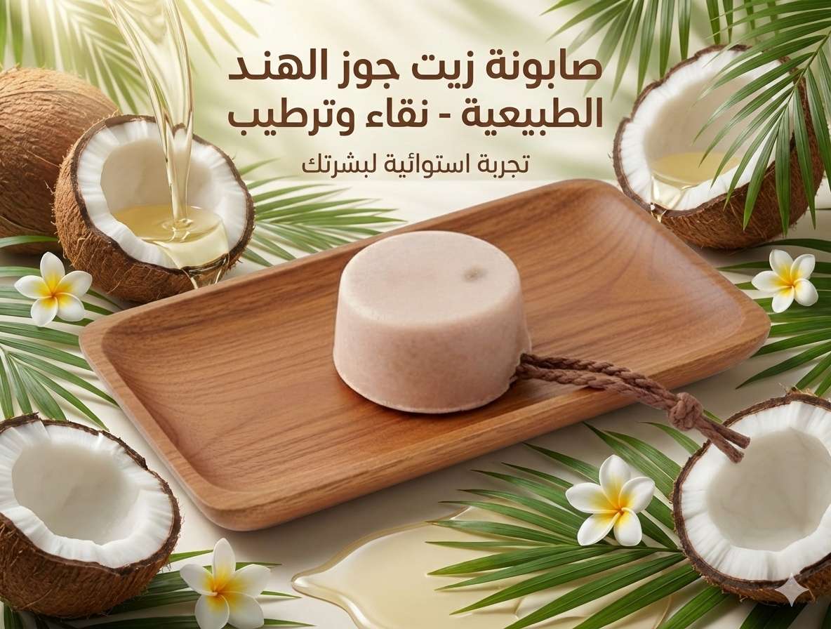 صابونة زيت جوز الهند
